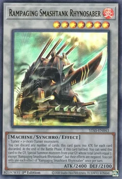 Rampaging Smashtank Rhynosaber STAS-EN043