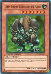 Green Baboon, Defender of the Forest CT07-EN010