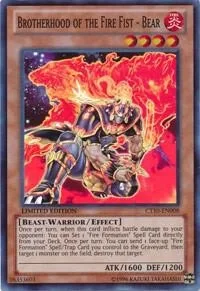Brotherhood of the Fire Fist - Bear CT10-EN008