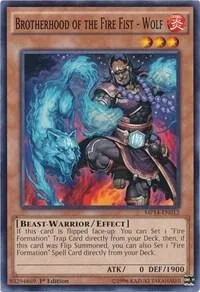 Brotherhood of the Fire Fist - Wolf Unlimited MP14-EN012