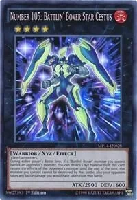 Number 105: Battlin' Boxer Star Cestus 1st Edition MP14-EN028