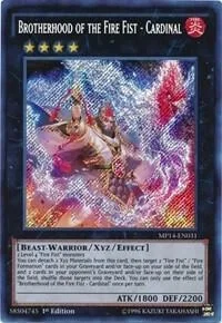 Brotherhood of the Fire Fist - Cardinal 1st Edition MP14-EN031