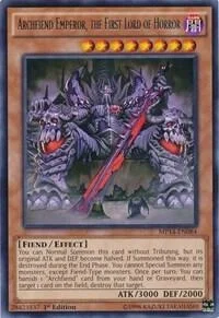 Archfiend Emperor, the First Lord of Horror 1st Edition MP14-EN084
