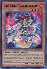 Fire King Avatar Yaksha Unlimited MP14-EN121
