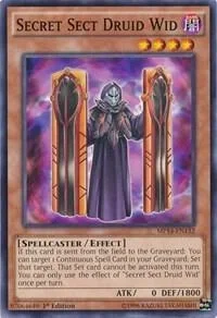 Secret Sect Druid Wid 1st Edition MP14-EN132