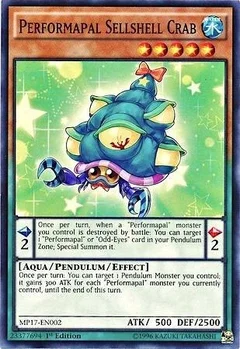 Performapal Sellshell Crab MP17-EN002