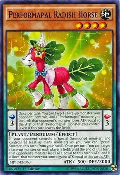Performapal Radish Horse MP17-EN063