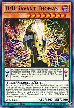 D/D Savant Thomas MP17-EN065