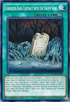 Forbidden Dark Contract with the Swamp King MP17-EN099
