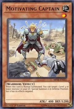 Motivating Captain MP18-EN055