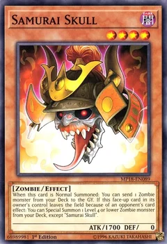 Samurai Skull MP18-EN089