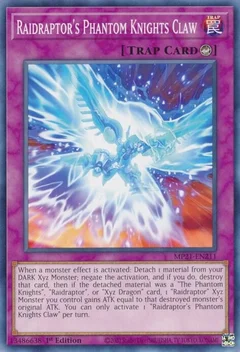 Raidraptor's Phantom Knights Claw MP21-EN211