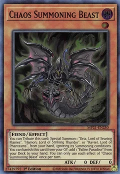 Chaos Summoning Beast MP21-EN250