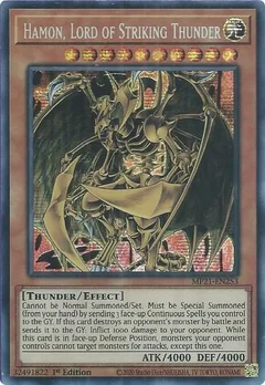 Hamon, Lord of Striking Thunder MP21-EN253