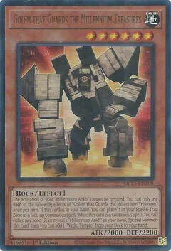 Golem that Guards the Millennium Treasures MP25-EN208