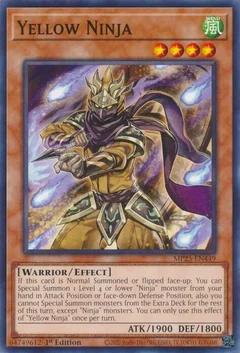Yellow Ninja MP25-EN449