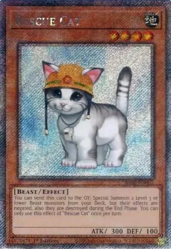Rescue Cat (Platinum Secret Rare) RA02-EN001