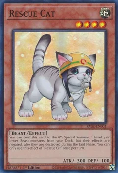 Rescue Cat (Alternate Art) RA02-EN001