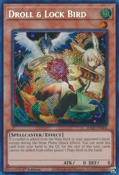 Droll & Lock Bird (Alternate Art) (Secret Rare) RA02-EN006