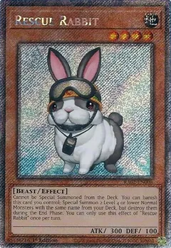 Rescue Rabbit (Platinum Secret Rare) RA02-EN008