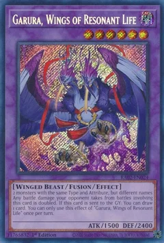 Garura, Wings of Resonant Life (Secret Rare) RA02-EN024
