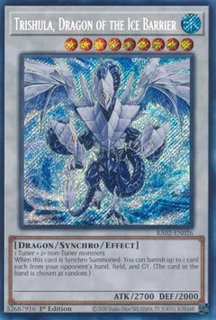 Trishula, Dragon of the Ice Barrier (Secret Rare) RA02-EN026
