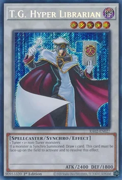 T.G. Hyper Librarian (Secret Rare) RA02-EN027