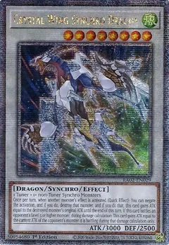 Crystal Wing Synchro Dragon (Platinum Secret Rare) RA02-EN029