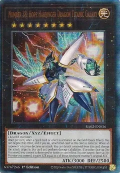 Number 38: Hope Harbinger Dragon Titanic Galaxy (PUR) RA02-EN036