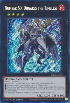 Number 60: Dugares the Timeless (Secret Rare) RA02-EN037