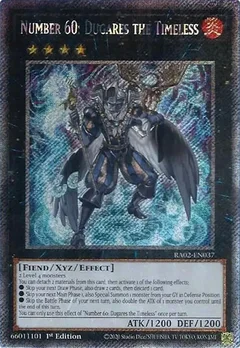 Number 60: Dugares the Timeless (Platinum Secret Rare) RA02-EN037