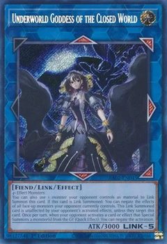 Underworld Goddess of the Closed World (Secret Rare) RA02-EN045