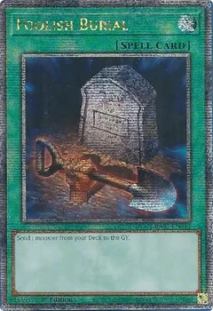 Foolish Burial (Quarter Century Secret Rare) RA02-EN049