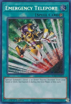 Emergency Teleport (Secret Rare) RA02-EN053