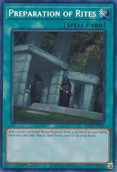 Preparation of Rites (Secret Rare) RA02-EN056
