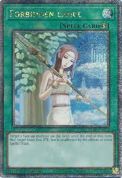 Forbidden Lance (Quarter Century Secret Rare) RA02-EN058