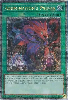 Abomination's Prison (Quarter Century Secret Rare) RA02-EN064