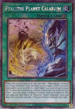 Peaceful Planet Calarium (Platinum Secret Rare) RA02-EN074