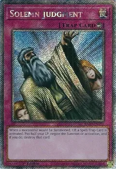 Solemn Judgment (Platinum Secret Rare) RA02-EN075