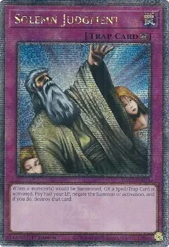 Solemn Judgment (Quarter Century Secret Rare) RA02-EN075