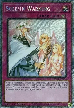 Solemn Warning (Platinum Secret Rare) RA02-EN078