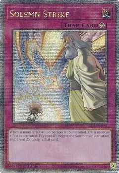 Solemn Strike (Quarter Century Secret Rare) RA02-EN079