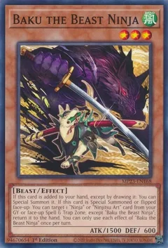 Baku the Beast Ninja MP23-EN168