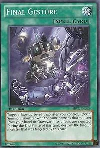 Final Gesture 1st Edition ABYR-EN063