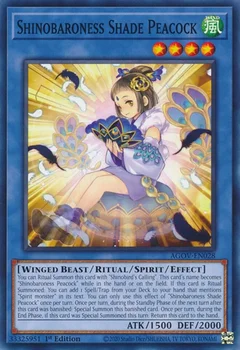 Shinobaroness Shade Peacock AGOV-EN028