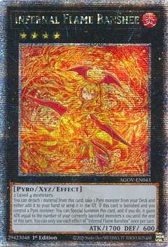 Infernal Flame Banshee (Quarter Century Secret Rare) AGOV-EN043