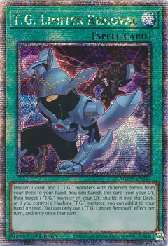 T.G. Limiter Removal (Quarter Century Secret Rare) AGOV-EN049