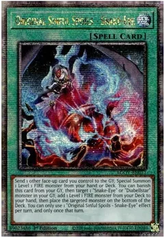 Original Sinful Spoils - Snake-Eye (Quarter Century Secret Rare) AGOV-EN057