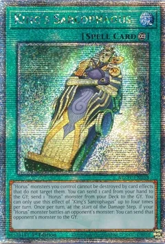 King's Sarcophagus (Quarter Century Secret Rare) AGOV-EN058