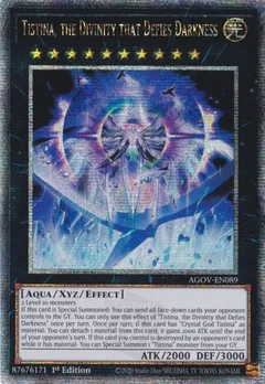 Tistina, the Divinity that Defies Darkness (Quarter Century Secret Rare) AGOV-EN089